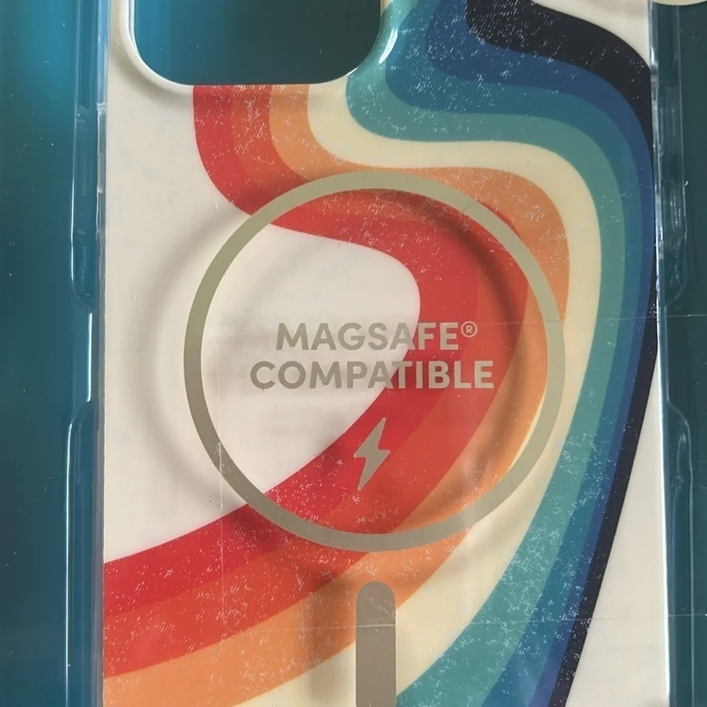 XO Poppy iPhone 13/12 Pro Max Magsafe Compatible Rainbow Durable Case